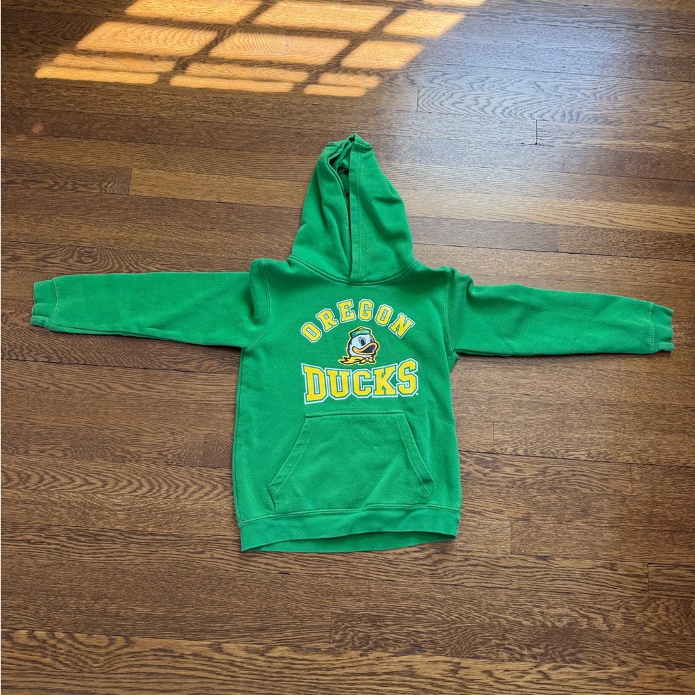 Oregon Ducks Kids Green Hoodie Sweatshirt